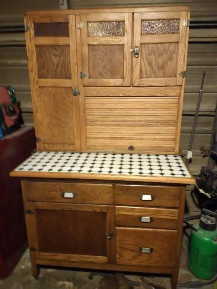 vintage 1940's hoosier kitchen hutch