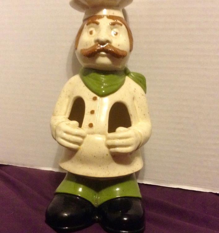 Pampered Chef Utensil Holder For Classifieds Vintage Ceramic Chef Spoon Utensil Holder Green And White