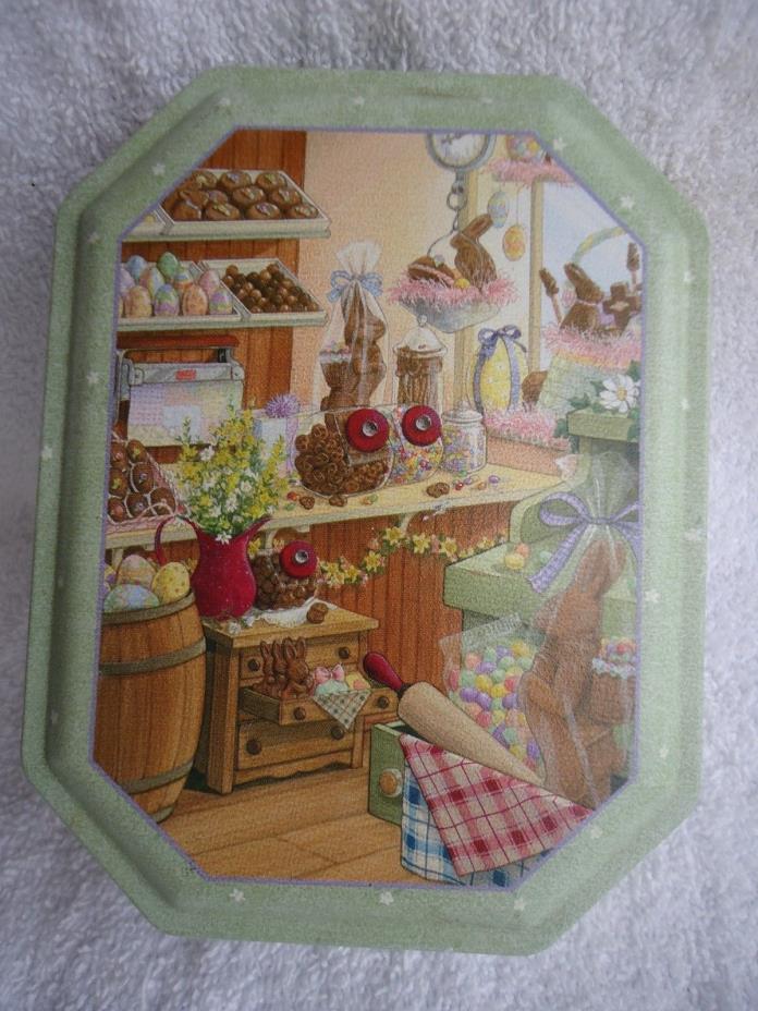 Vintage Gertrude Hawk P Tin Box 