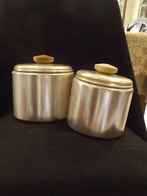 Vintage Mirro  copper canisters