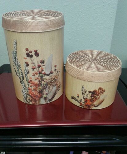 Vintage CHEINCO HOUSEWARES GREEN TIN CONTAINERS COFFEE TEA SUGAR