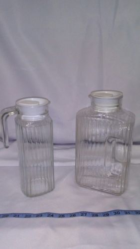 vintage ARC juice glass pitchers-France