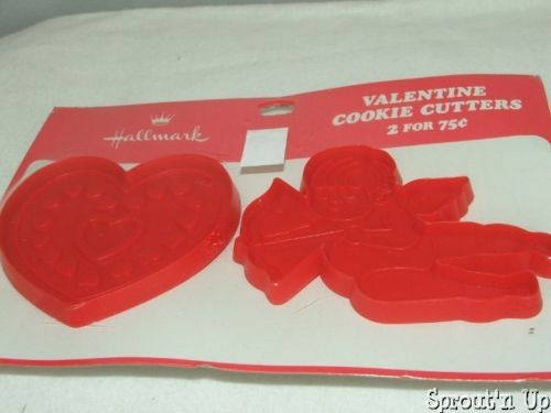 HALLMARK vtg cookie cutters Valentine's Day cupid heart NEW NIP