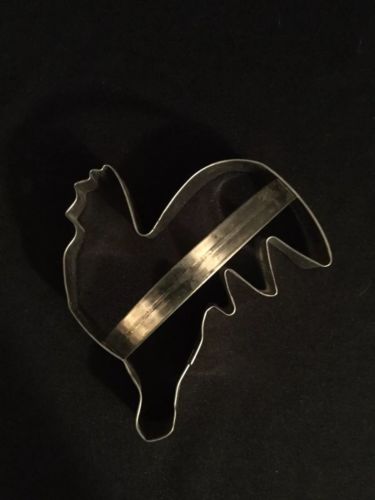 Vintage Tin Rooster Cookie Cutter