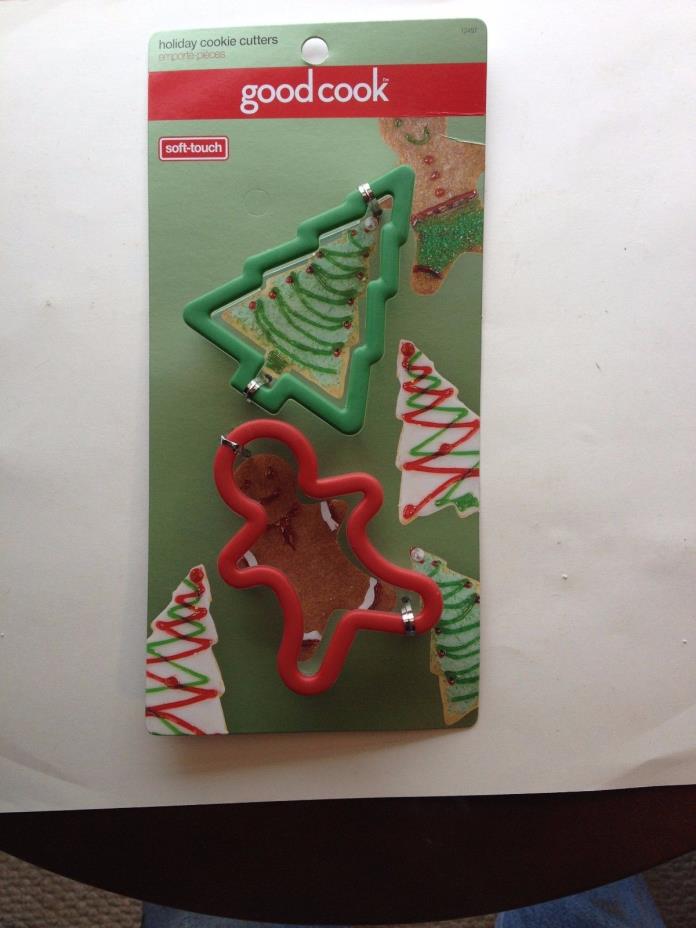 Holiday Cookie Cutters ~ Tree and Ginger man ~ 4 ½ inches tall
