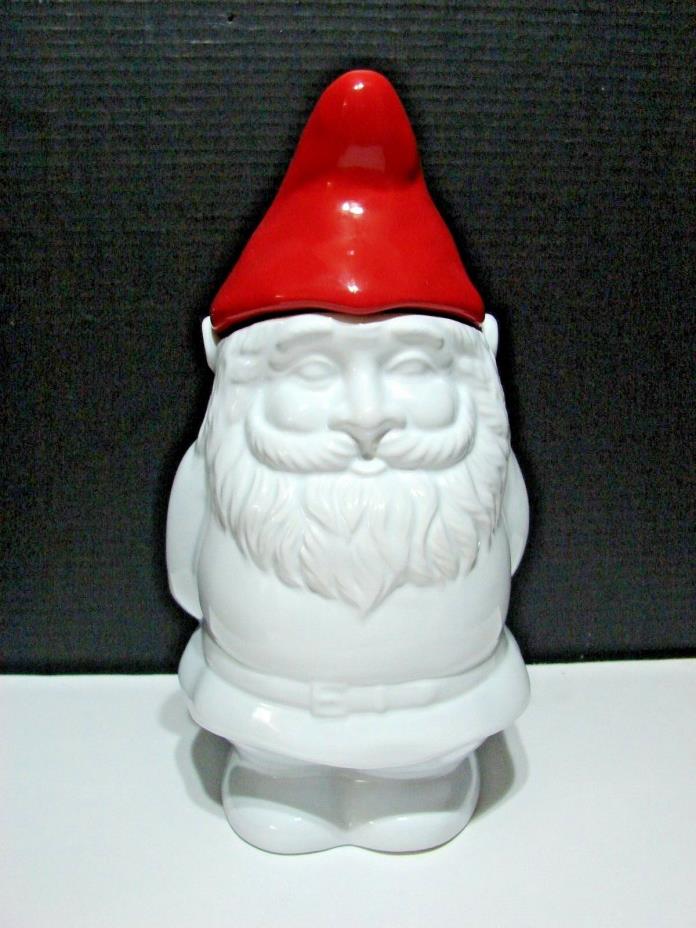 Ceramic Gnome Cookie Jar Brand New In Box