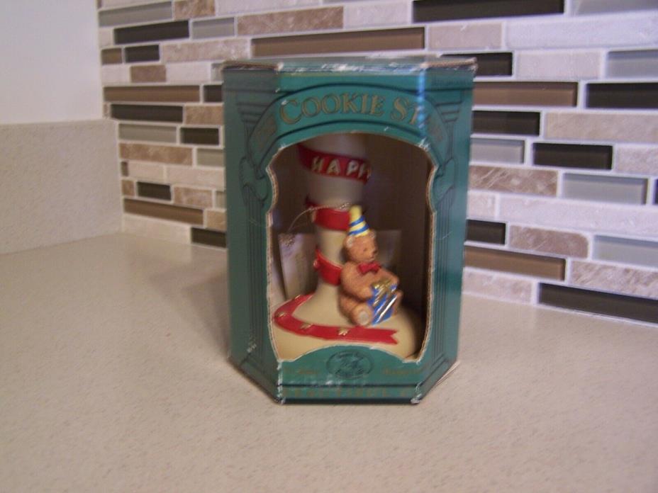 NEW 1995 Brown Bag Cookie Stamp Happy Birthday Bear No. 4
