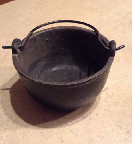 Vintage Small Cast Iron Kettle