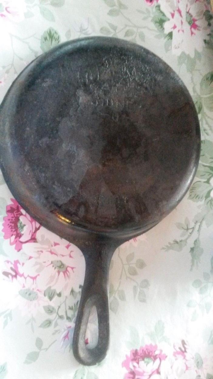 Antique Wagner Ware Sidney -0- Cast Iron Skillet 5