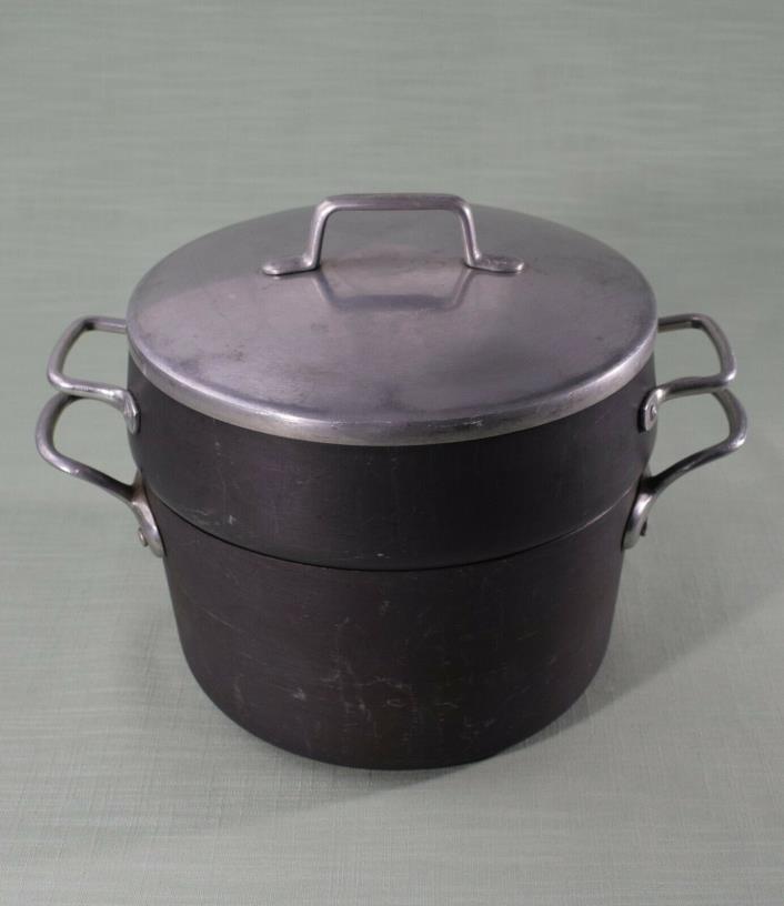 Magnalite GHC 3 Qt Pot With Steamer + Lid Saucepot Anodized Aluminum