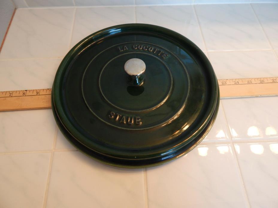 Staub  LA COCOTTE cast iron large replacement lid  32 cm  12 5/8