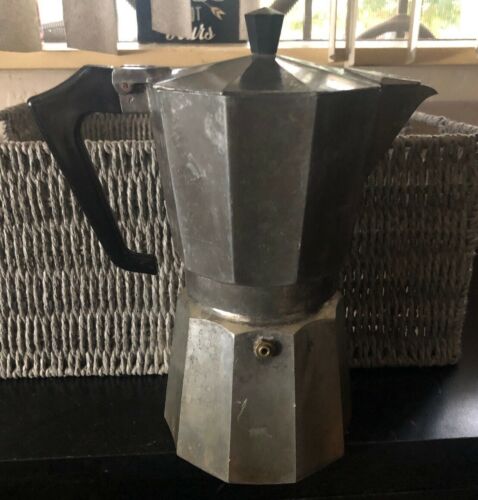 Vintage Gourmet Himark Kitchen Metal Coffee Pot Made In Italy
