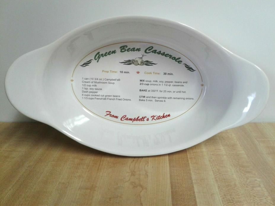 Campbell's 50th Anniversary Green Bean Casserole Dish 2005 With Recipe M'm Good!