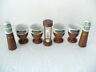 Japan Breakfast Egg set of Timer, S & P Shakers, & (4) beautiful Egg Cups