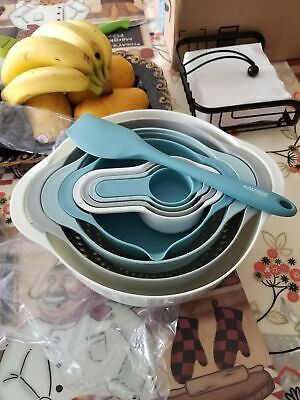 KALREDE Plastic Mixing Bowls – Mixing Bowl Set of 9 – BPA Free Nest... BRAND NEW