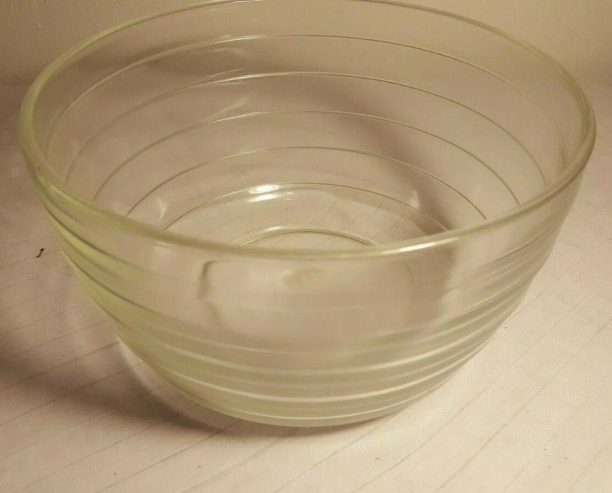 PYREX USA Vtg 3 Quart Large Glass Mixing Bowl Kitchen Ware