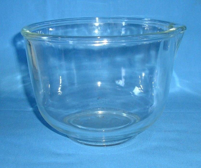 Fire-King for Sunbeam  - Small Glass Mixing Bowl with Spout