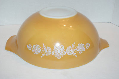 PYREX  Cinderella Butterfly Nesting Bowl #444-4Qt Corning NY