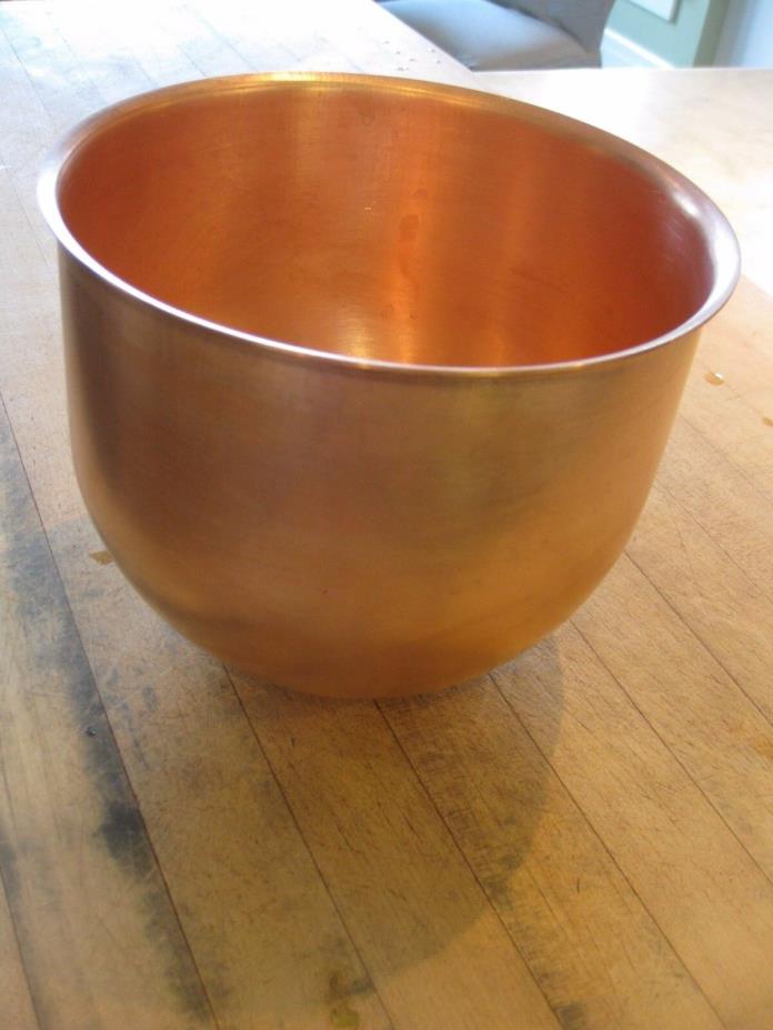 Vintage Rare  Copper liner for KitchenAid 5 quart K5SS mixing Bowl