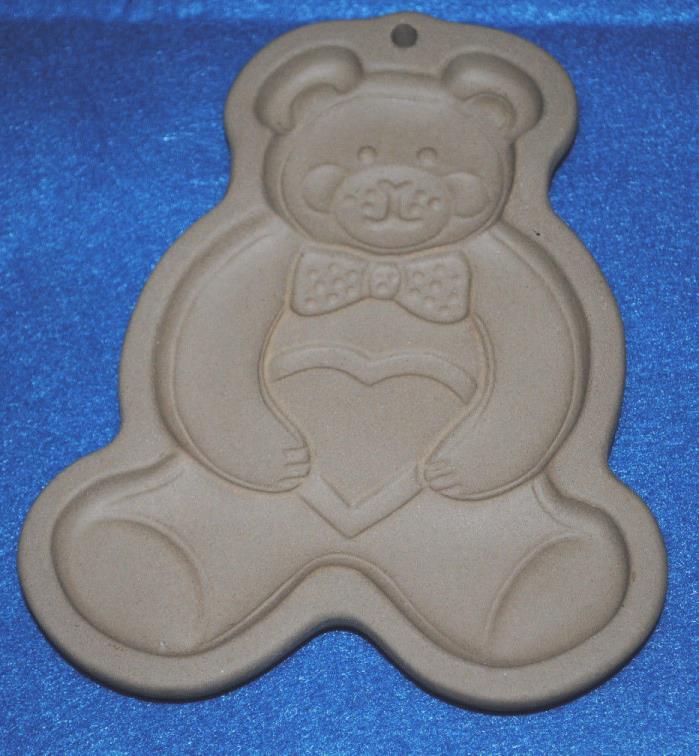 Vtg TEDDY BEAR The Pampered Chef 1991 USA Cookie Mold Chocolate Candy Crafts Art