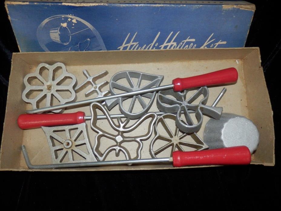 Vintage Handi Hostess Kit Waf-L-ette & Patty Shell Molds USA Bonley Product