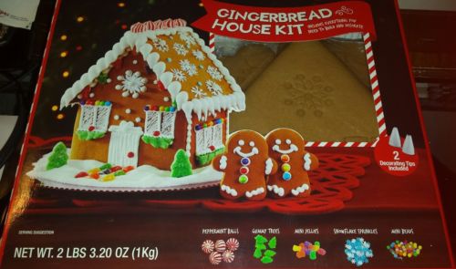 Gingerbread House Kit Christmas Xmas Holidays COMPLETE KIT