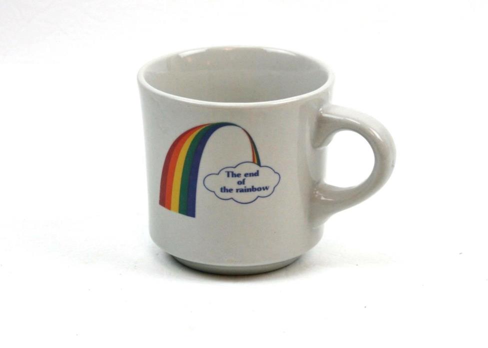 Vintage Rainbow Coffee Mug Cup 
