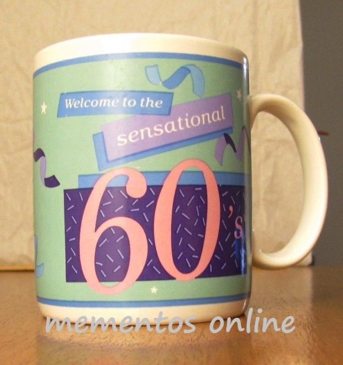 Welcome to the Sensational 60's Retro Coffee Mug by Papel EUC