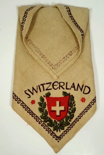 Old Rare Switzerland Napkin