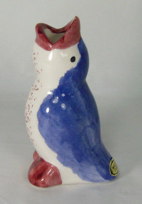 Cobble Creek Red Beaked, Blue Wing, Speckled Chest Ceramic Pie Bird