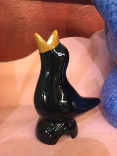 Pie Bird - Pie Vent Pastry Baking Ceramic BLACK Farm house Kitchen