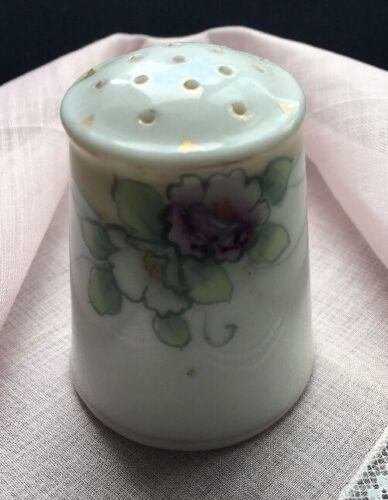 Vintage Single Salt Shaker Hat & Stick Pin Holder Nippon 2-1/4