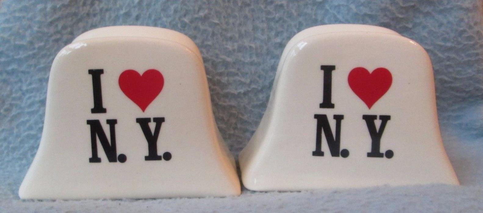 Vintage I Love New York Souvenir Salt & Pepper Shakers