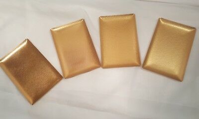 Gold Metal Serving Trays Appetizer Snack  8