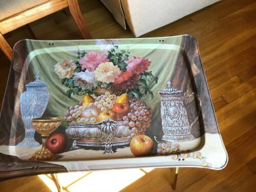 4 Beautiful Vintage TV Trays