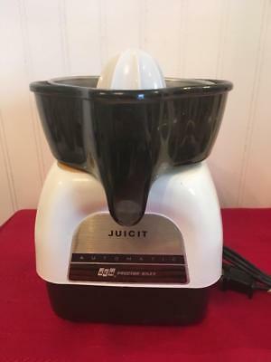 Vintage Juicit Brown/ Cream Automatic Electric Juicer Proctor Silex Model J101W