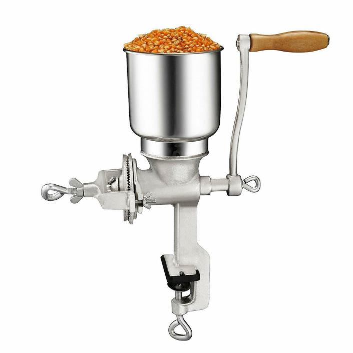 Premium Quality Cast Iron Grain Grinder or Corn Grinder - Grain Mill or Corn