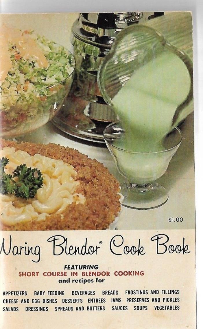 ff - Waring Cook Book For The Waring Blender - 1962 / Instruction manual recipes