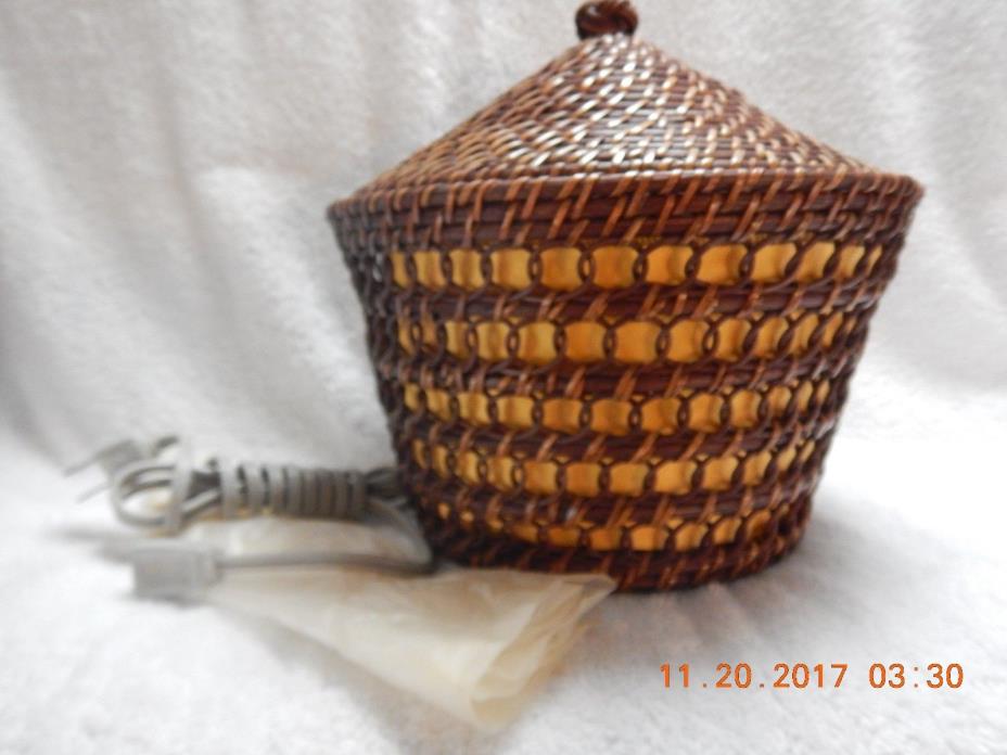 Vintage Serving Kicthen Continental Electric Warmer Basket & Original Box Works!