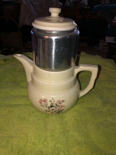 Vintage Drip-O-Lator Enterprise Aluminum Co. Ohio 6 Cup Coffee Pot