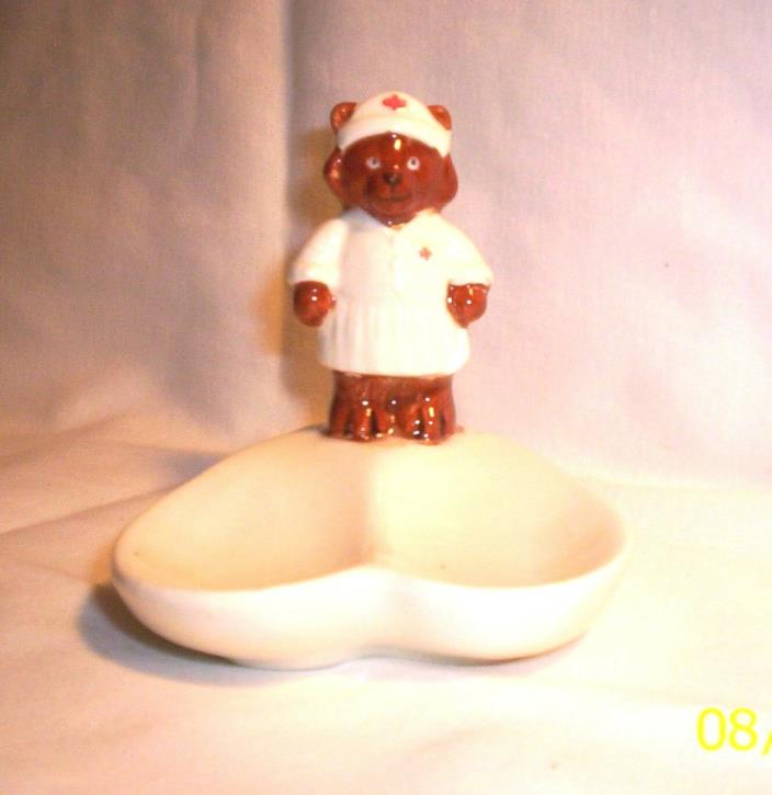 SpoonRest G238 106.1567.2 Ceramic Nurse Bear Spoon Rest