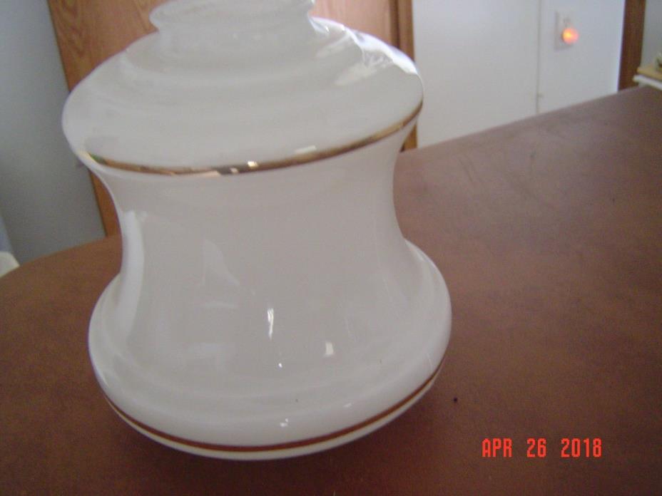 Vintage White Milk Glass Light Globe
