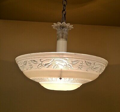 Vintage Lighting 1930 chandelier Rewired 200W