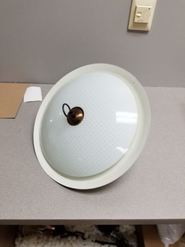 Copper Colored Mid Century Vintage Retractable Pull Down Light Lamp Ceiling+