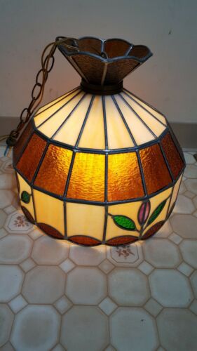 Vintage Tiffany Design Light Fixture