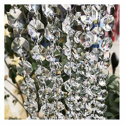 Crystal Chandelier Beads Beebel 19.7Ft Clear Glass Crystal Beads Lamp Chain G...