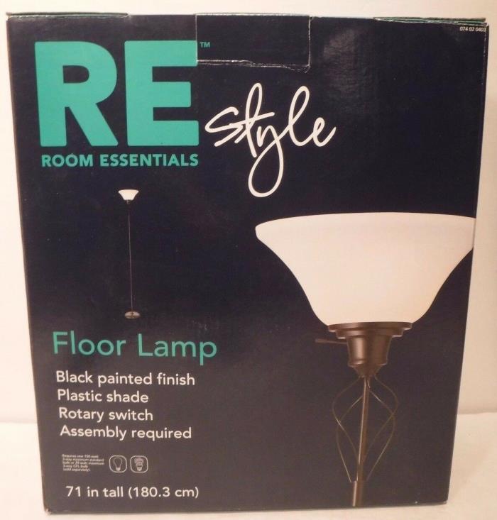 Room Essentials Style Floor Lamp Black 71