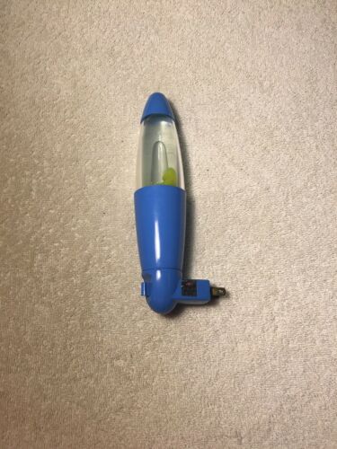 Blue W/Green Lava -Lava Lamp - Night Light - Plug In - On Off.  Really Cool!!