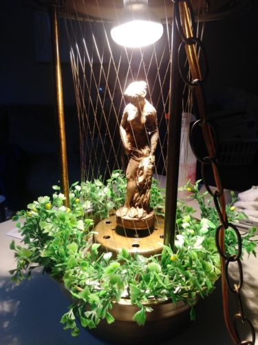 Vintage Rain Lamp Lady Woman Hanging Swag Light Mineral Oil Drip Shower TableTop