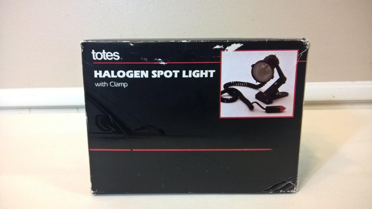 TOTES HALOGEN SPOT LIGHT (Style # 3221) with Clamp - Hard to FIND